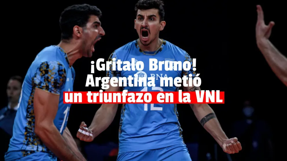 Argentina le ganó a Serbia y logró su sexto triunfo en la VNL