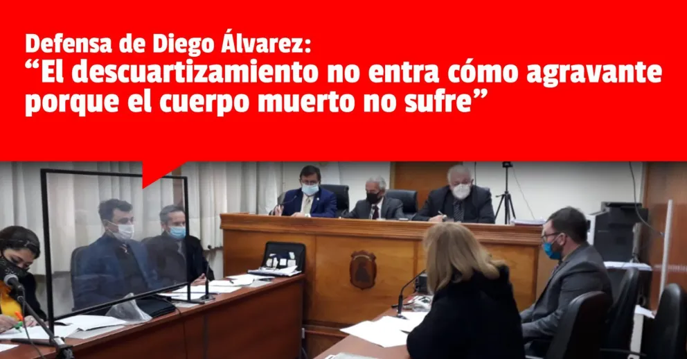 Uno de los abogados de Álvarez dijo una polémica frase en la lectura de los alegatos