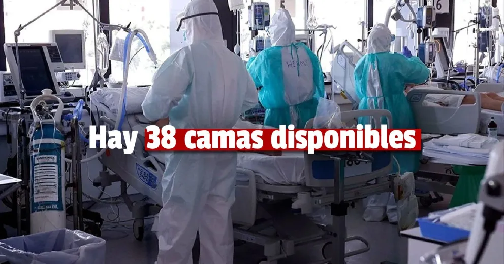 La ocupación de camas de la unidad de terapia intensiva fue del 83,2 %