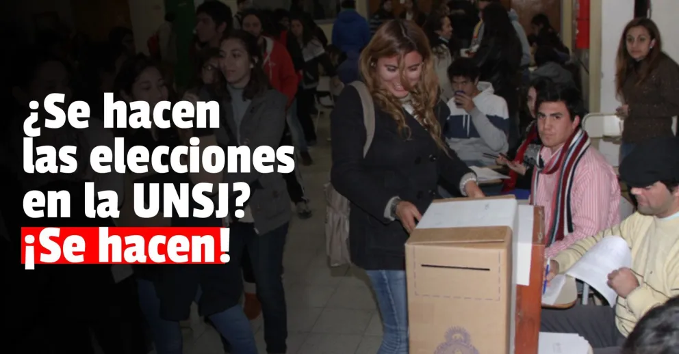 Rechazaron el recurso que frenaba las elecciones a la UNSJ