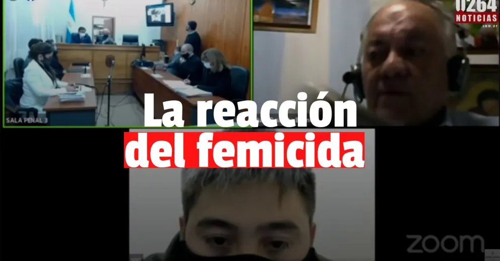 Mirá la reacción de Diego Álvarez al escuchar la condena por el femicidio de Brenda Requena