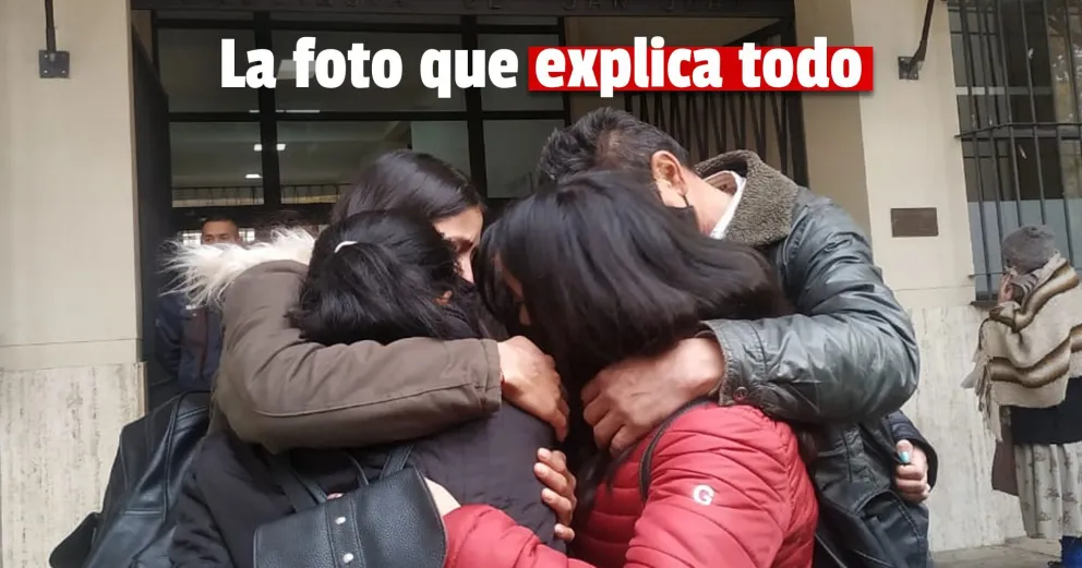 El emocionante abrazo de la familia de Brenda Requena tras conocerse la condena