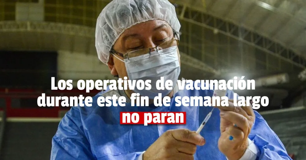 Este fin de semana largo continuará la vacunación contra el COVID-19