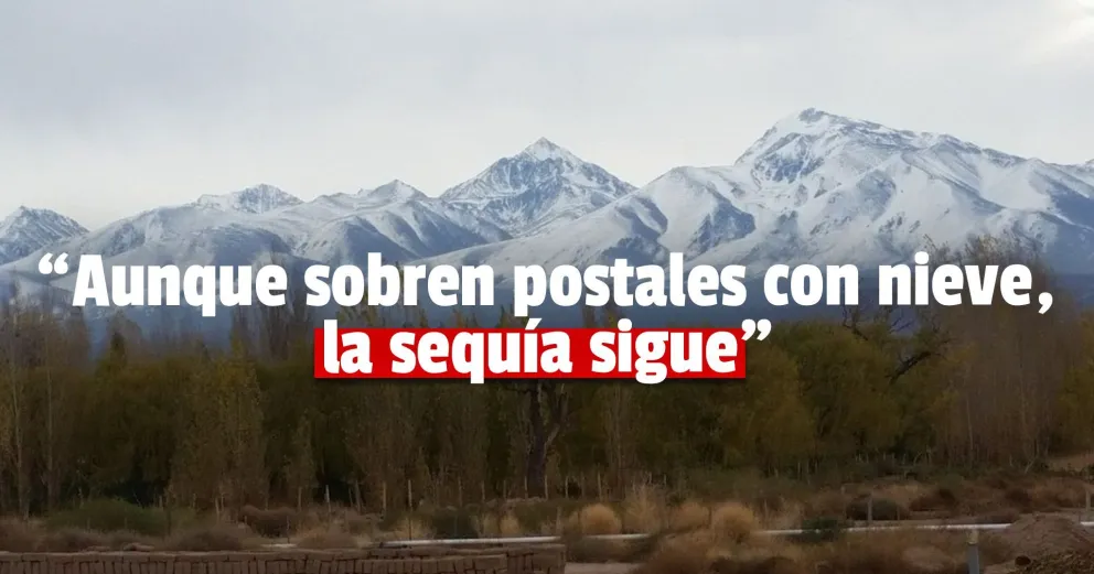 Pese a las intensas nevadas en la provincia, la crisis hídrica continuaría