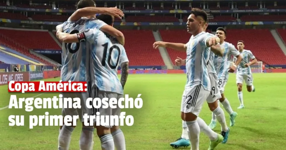 Argentina se impuso por 1 a 0 ante Uruguay
