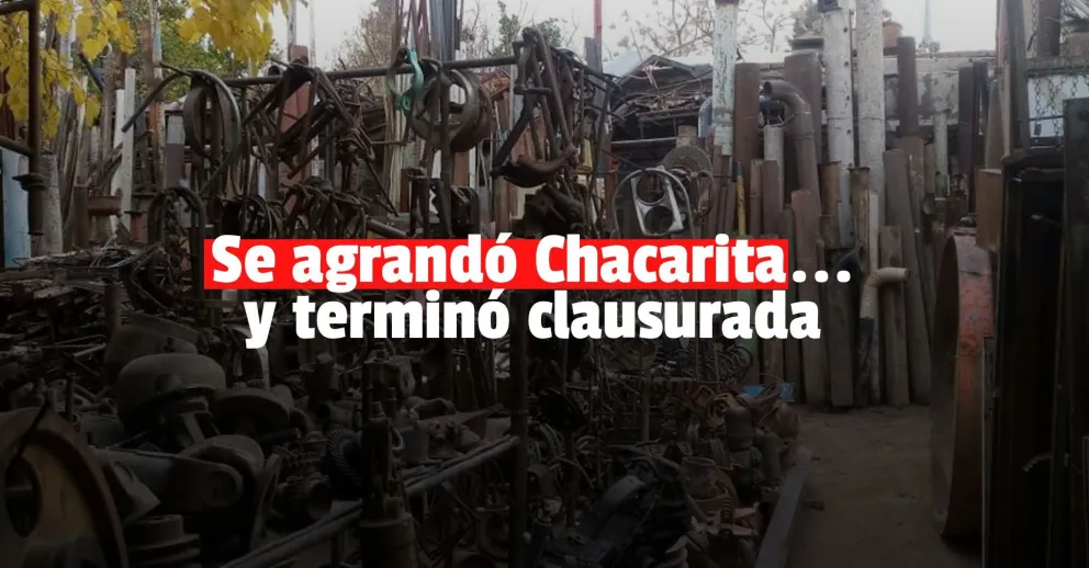 Tres chacaritas clausuradas por estar flojas de papeles