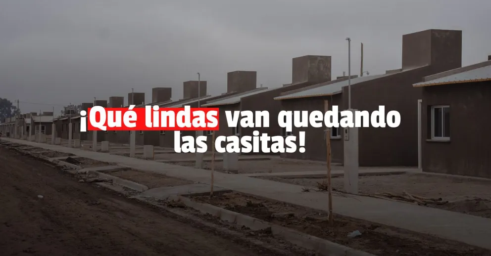 Así va la construcción de viviendas en Caucete
