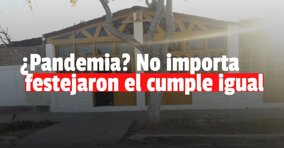 Chimbas: sorprenden a 36 personas en un cumpleaños ilegal