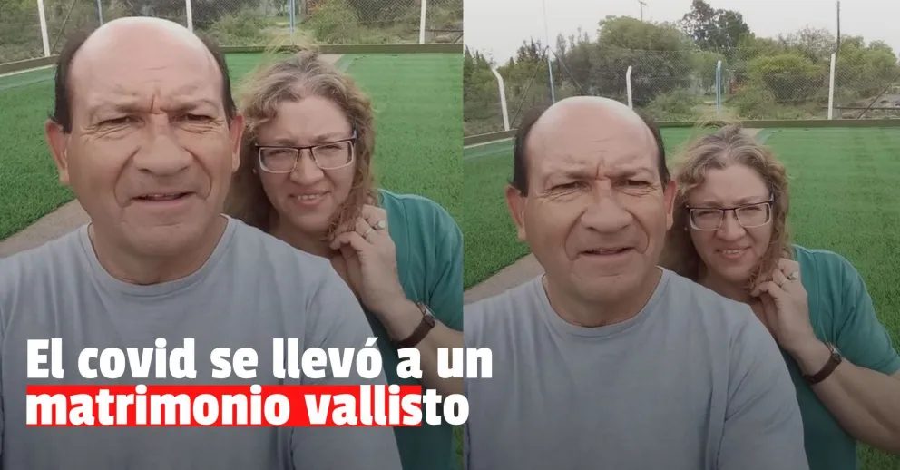 La triste despedida de un hijo que perdió a sus padres en menos de 24 horas, ambos tenían covid