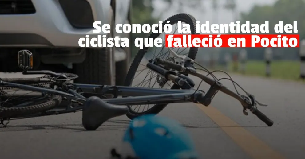 Pocito: identificaron al ciclista que perdió la vida