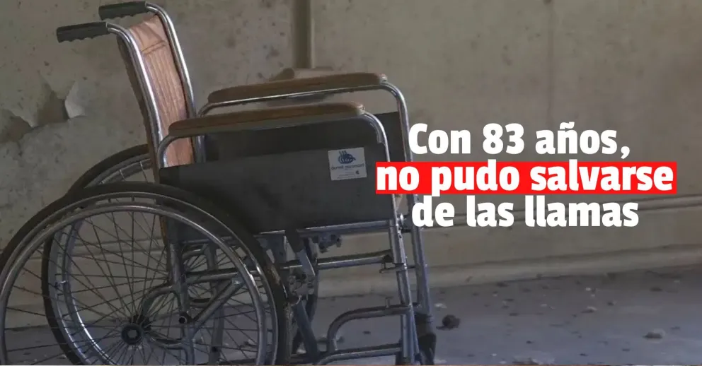 Una mujer en silla de ruedas murió quemada