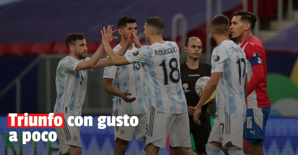 Argentina lo ganó y quedó primera en su grupo