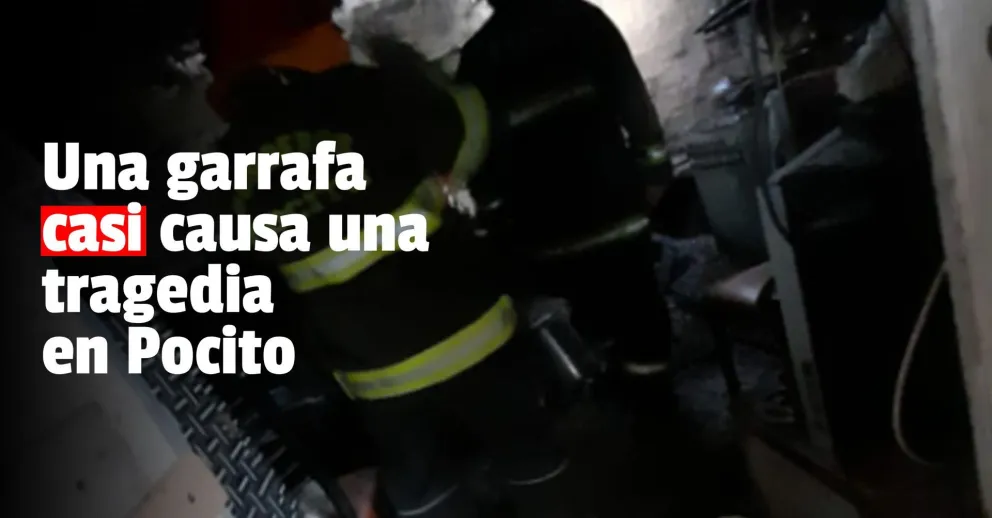 Una familia de salvó de un incendio en un asentamiento