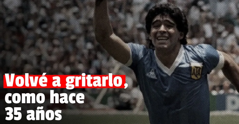 A 35 años del gol de Maradona a los ingleses realizarán una campaña para volver a gritarlo