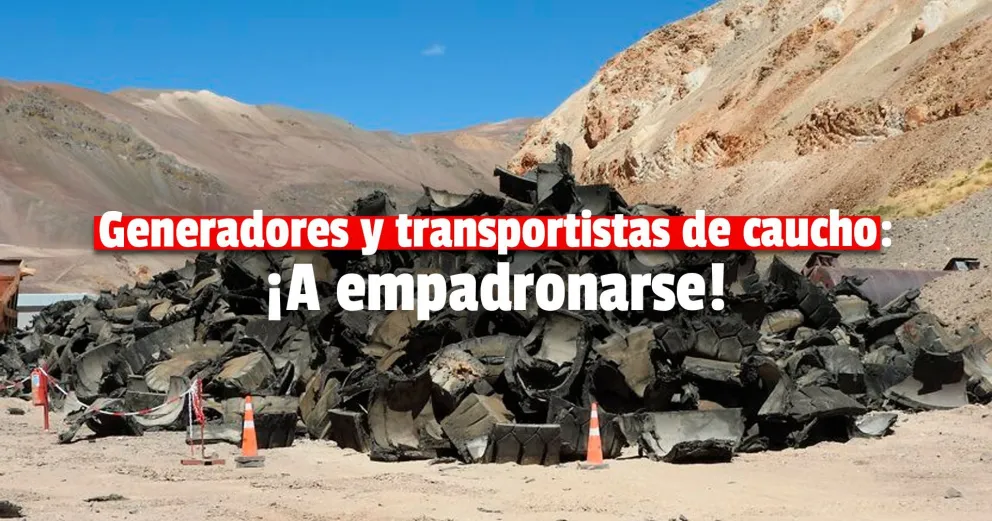 Ambiente dispuso nuevas normativas para generadores y transportistas de caucho