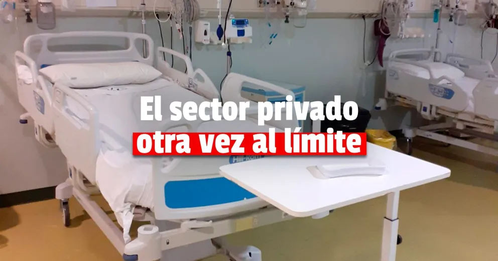El sector privado tiene una ocupación del 94,5% de camas UTI