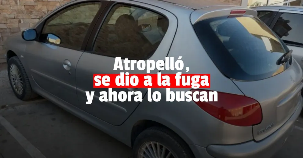 Buscan a un conductor que atropelló a un motociclista y se dio a la fuga