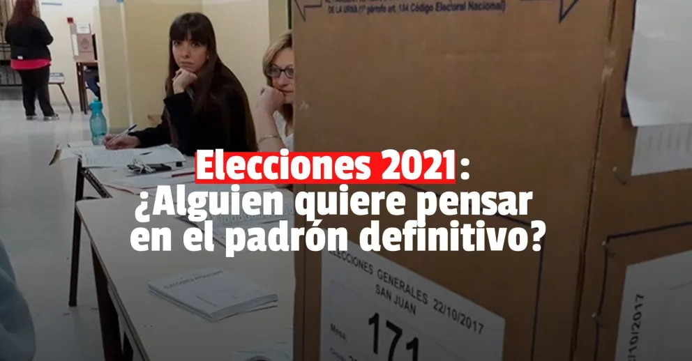 Elecciones legislativas: ¿para cuándo estarán los padrones definitivos?
