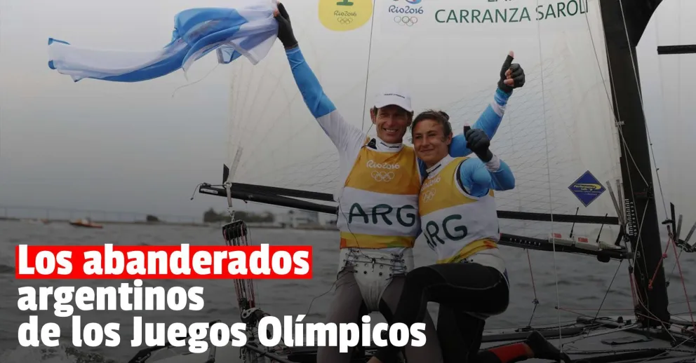 Santiago Lange y Cecilia Carranza serán los abanderados en los Juegos Olímpicos