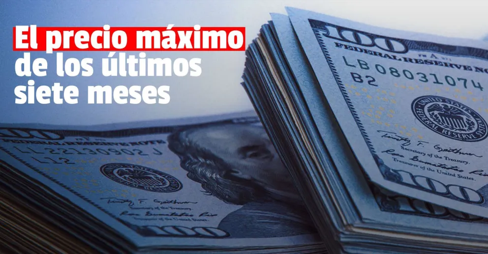 El dólar blue llegó a su precio máximo en los últimos siete meses