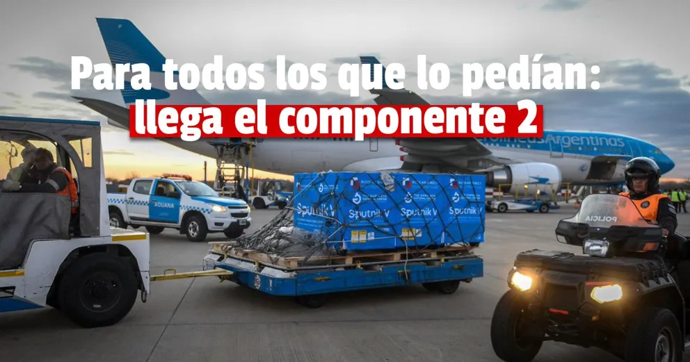 La próxima semana comenzará a llegar la segunda dosis de la vacuna Sputnik V