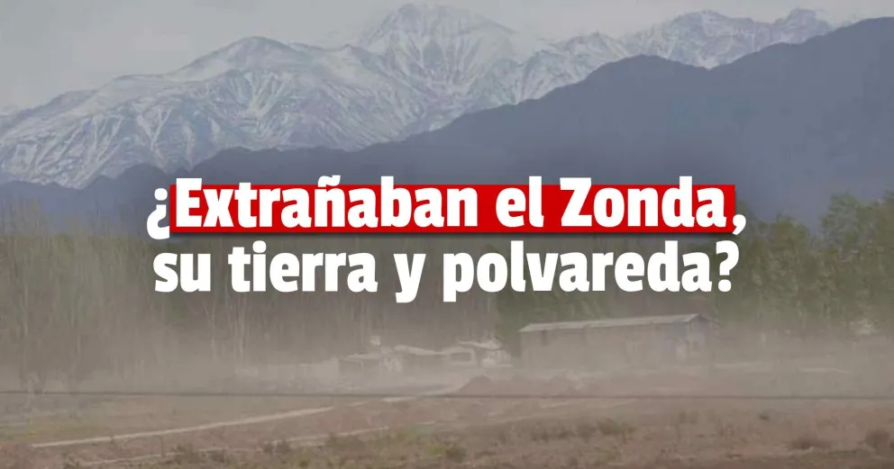Emitieron una alerta meteorológica por viento Zonda, ¿a qué departamentos afectará?