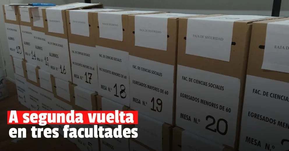 Tres facultades de la UNSJ definirán su decano en segunda vuelta