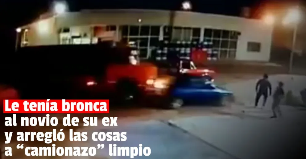 Un camionero sanjuanino le destruyó el auto al actual novio de su ex