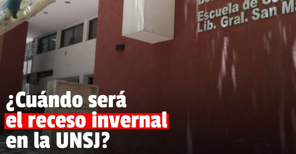 No hay definición sobre el receso de invierno en la UNSJ