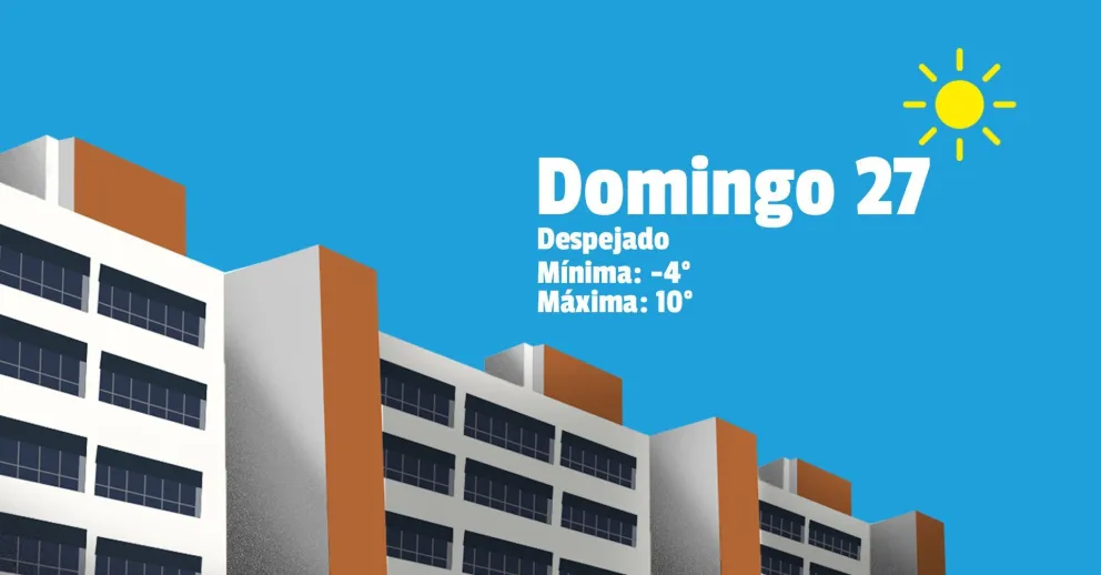 Domingo bajo cero para empezar la semana