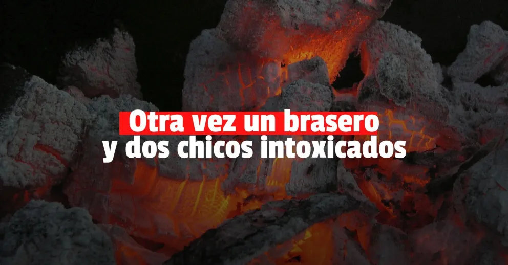 Dos menores de edad fueron internados tras intoxicarse con monóxido de carbono