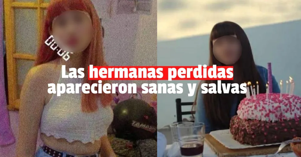 Aparecieron las dos hermanas buscadas en Chimbas