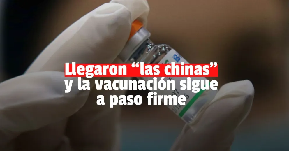 Llegaron 21.600 dosis de la vacuna Sinopharm