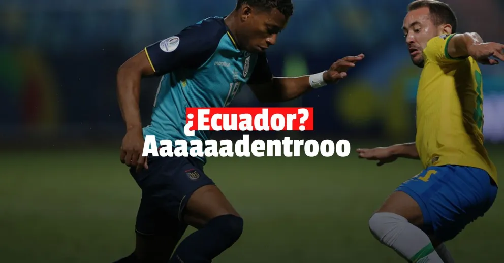 Ecuador le sacó un empate a Brasil y pasó a cuartos