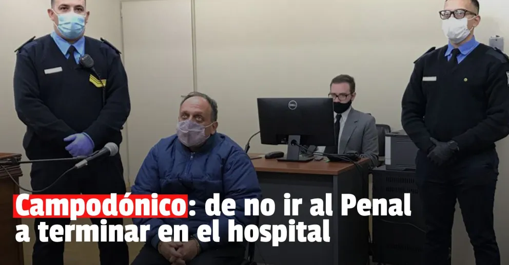 Internaron a Campodónico por problemas de salud: ¿por qué no estaba en el Penal?