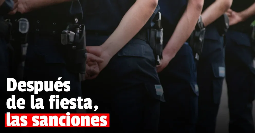 Sancionaron a dos policías por participar de una fiesta clandestina