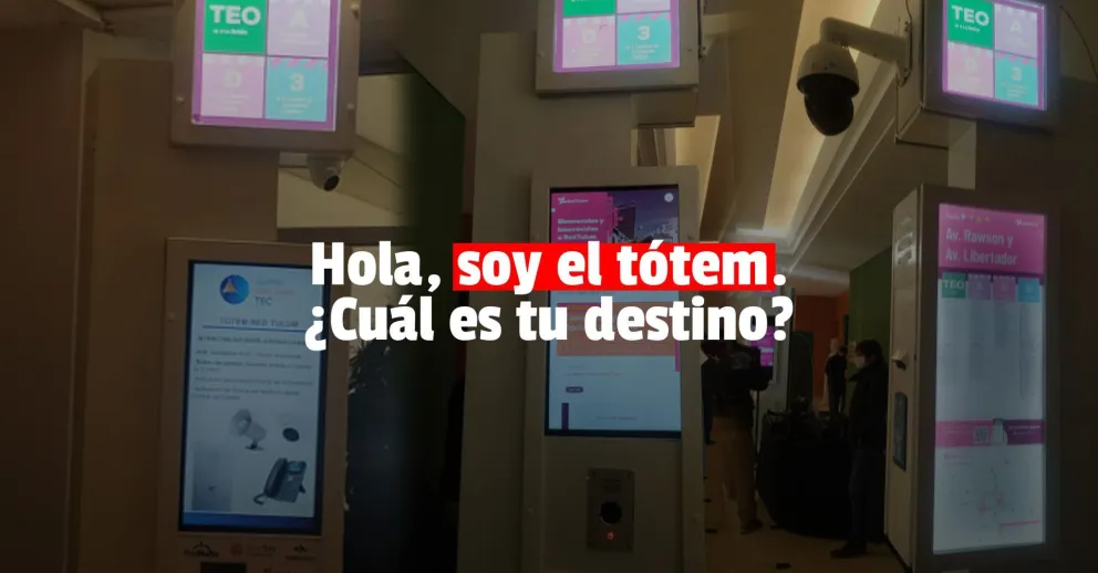 RedTulum: los tótems tendrán información de los recorridos hasta un botón de seguridad