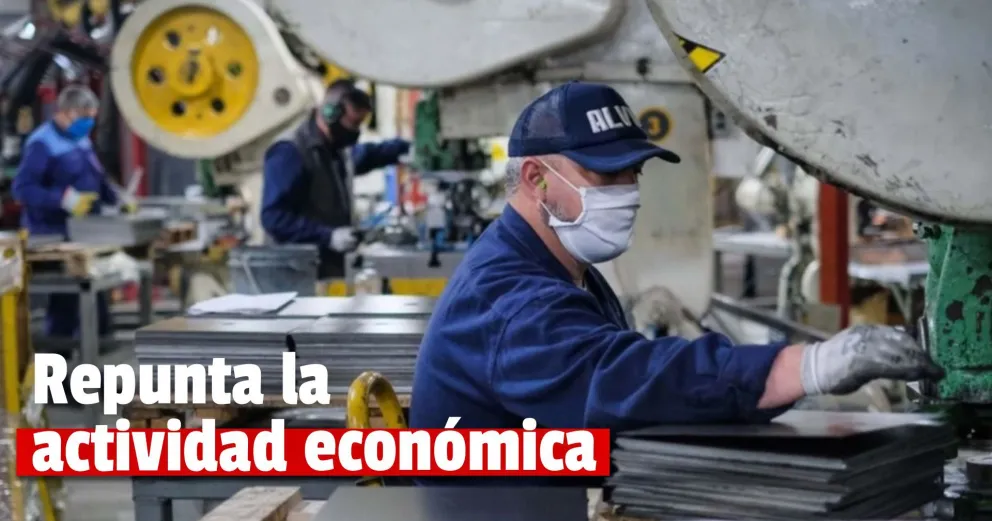 Datos oficiales: la actividad económica creció 28,3% durante abril