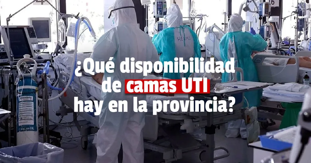 El total de ocupación de camas UTI es del 80,3 %