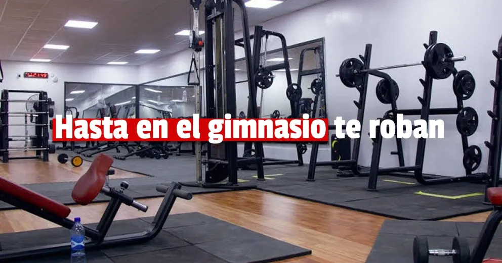Le robaron a un menor de edad mientras estaba en el gimnasio