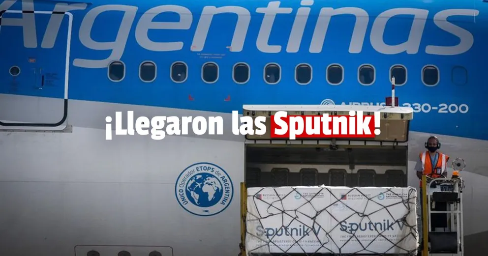 Llegaron 350.000 componentes 2 de Sputnik V