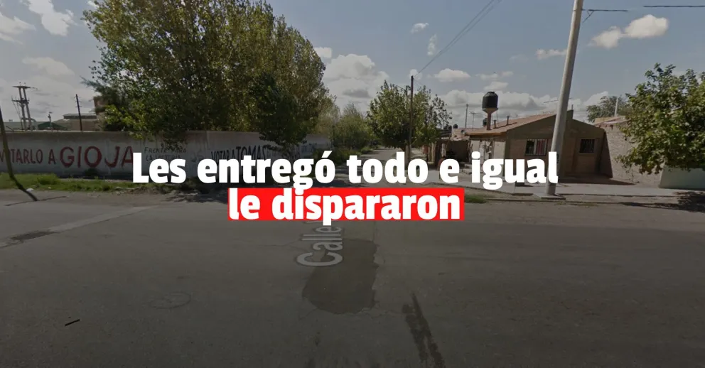 Dos motochorros le dispararon a un joven para robarle