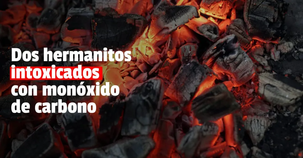 Dos hermanitos sufrieron intoxicación por monóxido de carbono