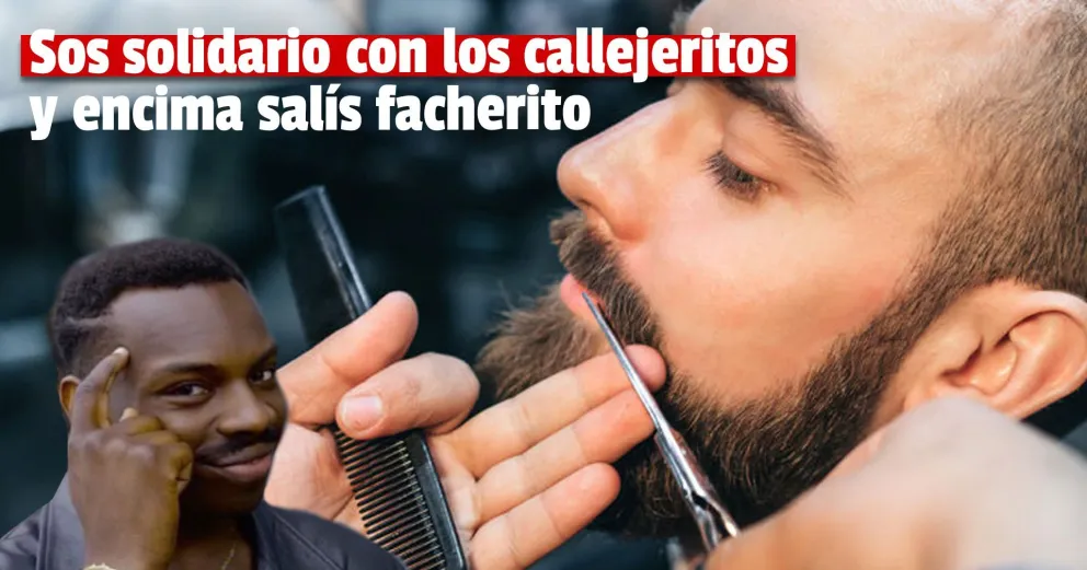 Una barbería sanjuanina ofrece un corte a cambio de solidaridad para perros abandonados