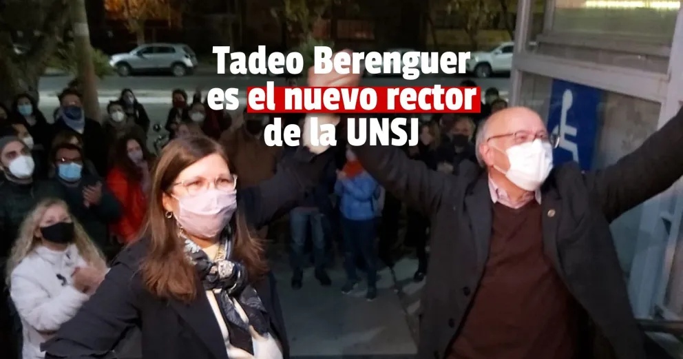 La UNSJ tiene nuevo rector: Tadeo Berenguer se impuso en la segunda vuelta