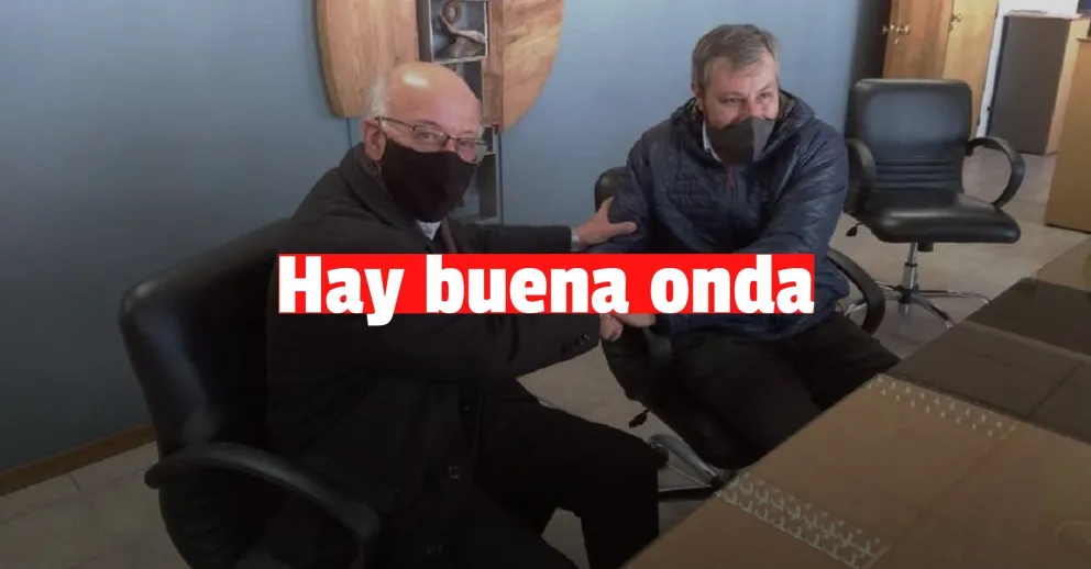 El flamante rector de la UNSJ, Tadeo Berenguer, se reunió con el rector saliente, Oscar Nasisi