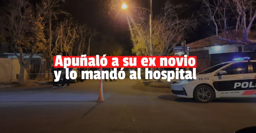 Una mujer apuñaló a su ex en el abdomen
