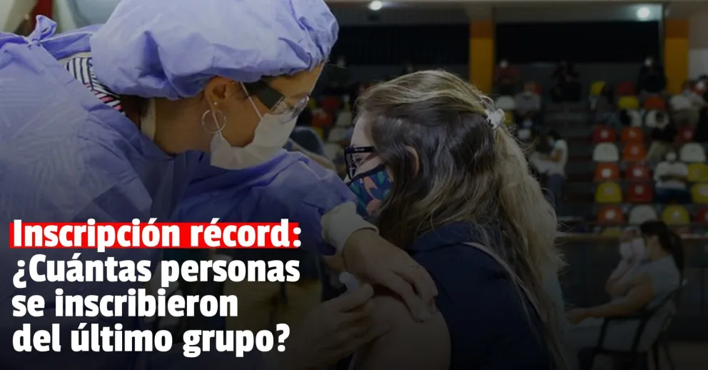 En 48 horas se inscribieron más de 60 mil personas para vacunarse