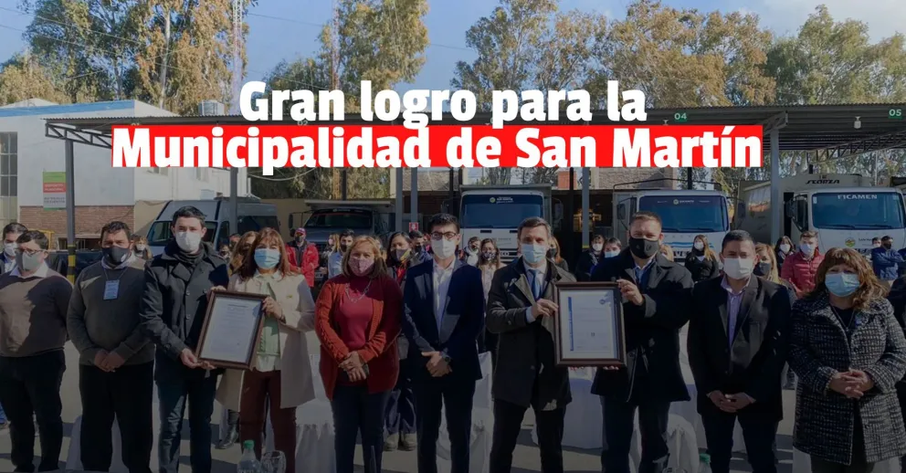 El Municipio de San Martín logró la Certificación de Norma de Calidad ISO 9001