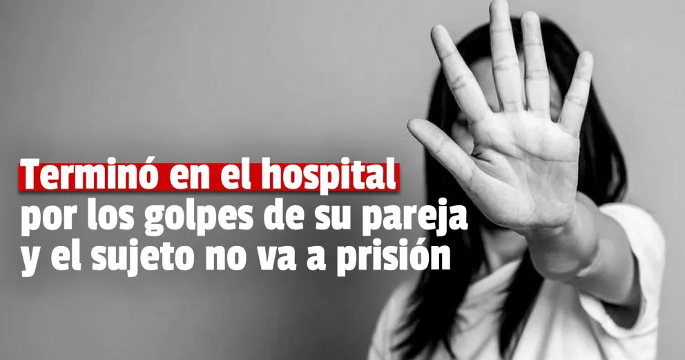 Condenaron a un hombre que le fracturó el tabique de un golpe a su pareja